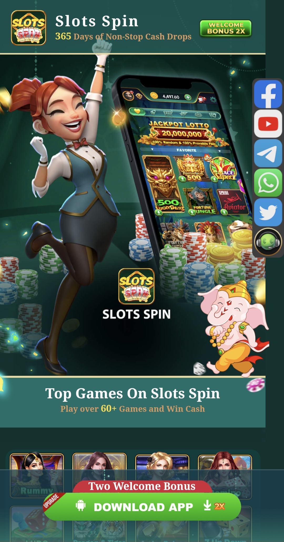 SLOTS SPIN